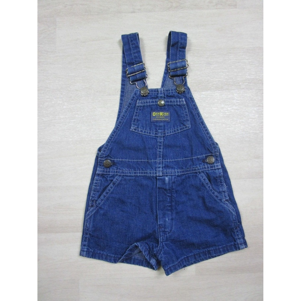 OSH‎ KOSH B'GOSH Vestbak Toddler Vintage Made USA Cotton Overalls Size 4T Romper